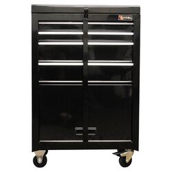 4 Drawer Roller Cabinet in Black