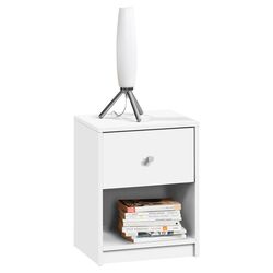 Portland 1 Drawer Nightstand in White