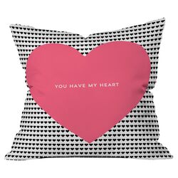 You Have My Heart Pillow by Allyson Johnson