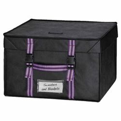 Closet Compactor Chest in Black & Purple
