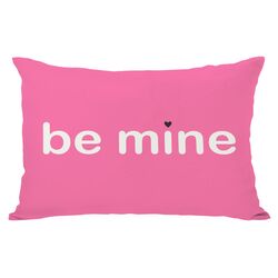 Be Mine / Valentine Reversible Pillow in Pink
