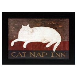 Cat Nap Inn Framed Print Art