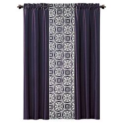 Kennedy 3 Piece Curtain Panel Set in Purple