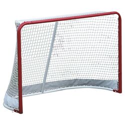 Folding Steel Hockey Goal in Red