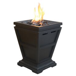 Jackson Gas Table Top Fireplace in Black