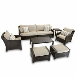Slate 8 Piece Seating Group in Espresso