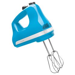 Ultra Power 5 Speed Hand Mixer in Crystal Blue