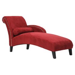 Milan Chaise Lounge in Red