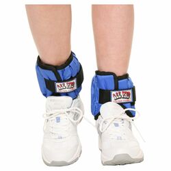 5 lbs Adjustable Ankle Weight in Blue (Set of 2)