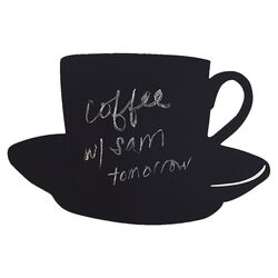 Cup & Saucer Chalkboard Decal