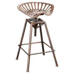 Chapman Saddle Barstool in Copper
