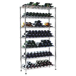 Pantry 126 Bottle Wine Rack in Chrome
