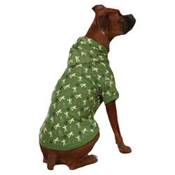 Special Ops Dog Hoodie in Army Green