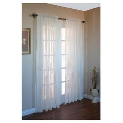 Hydrangea Curtain Panel in White