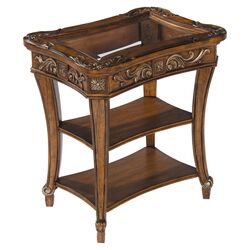 Turnberry Chairside Table in Brown