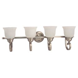 Serenity 4 Light Wall Sconce in Brushed Nickel