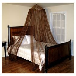 Oasis Bed Canopy Net in Chocolate