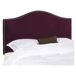 Connie Upholstered Queen Headboard in Eggplant
