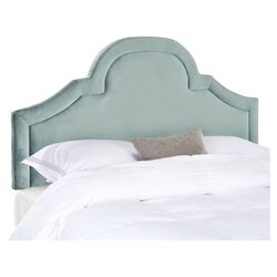 Kerstin Arched Upholstered Headboard in Wedgwood Blue