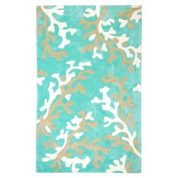 Dhurries Malibu Pastel Blue Rug