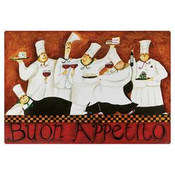 Buon Appetito Cutting Board in Red