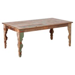 Reclaimed Distressed Dining Table in Natural