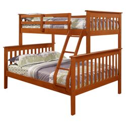 Romeo Twin Over Twin Storage Bunk Bed in Rich Cappuccino