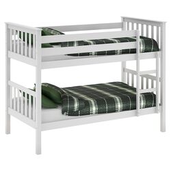 Monterey Twin Over Twin Bunk Bed in White