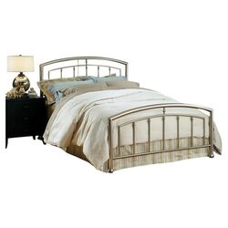 Claudia Metal Bed in Matte NIckel