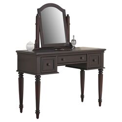 Bermuda Vanity & Mirror Set in Espresso