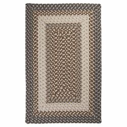 Tiburon Misted Braided Rug in Gray