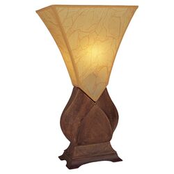 Towering Table Lamp in Golden Tortoise Shell