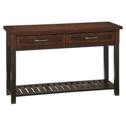 Cabin Creek Console Table in Chestnut