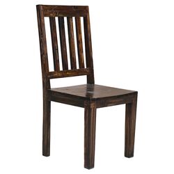 Buho Distressed Side Chair in Mahogany