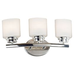 Tayto 3 Light Wall Sconce in Polished Nickel