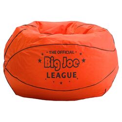 Big Joe Basketball Bean Bag Chair in Orange
