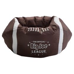 Big Joe Football Bean Bag Chair in Brown