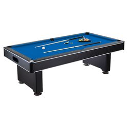 Hustler Pool Table in Black & Blue