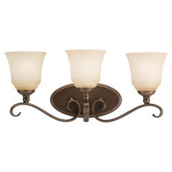 Parkview 3 Light Wall Sconce in Russet Bronze