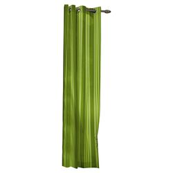 Outdoor Gazebo Grommet Top Stripe Curtain Panel in Green