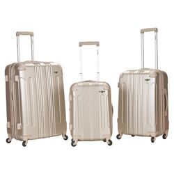 Sonic 3 Piece Upright Luggage Set in Champagne