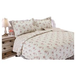 Rose Perfume 3 Piece Quilt Set in Abby Rose