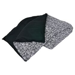 Cozy Nightz Reversible Zebra Comforter in Black