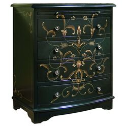 Artistic Expressions 4 Drawer Chest in Onyx