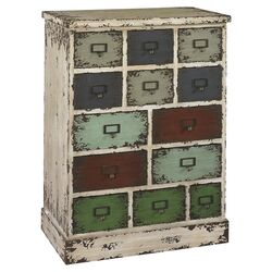 Poena 13 Drawer Parcel Chest in White