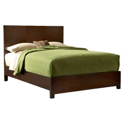 Modera Panel Bed in Chocolate Brown