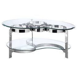 Mercury Coffee Table in Silver