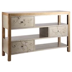 Shannon Console Table in Gold