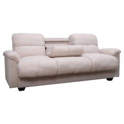 Phila Covertible Sleeper Sofa in Pearl