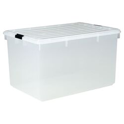 Clear Stacking Storage Box (Set of 3)